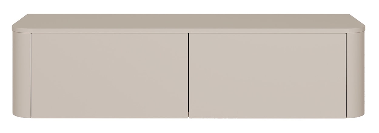 Szafka RTV Luvio wisząco-stojąca 140 cm kaszmir  - zdjęcie 9