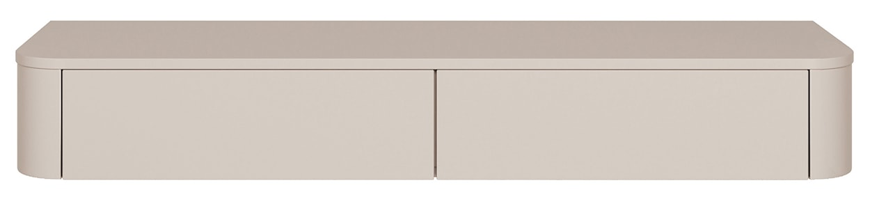 Szafka RTV Luvio Slim wisząca 140 cm kaszmir  - zdjęcie 5