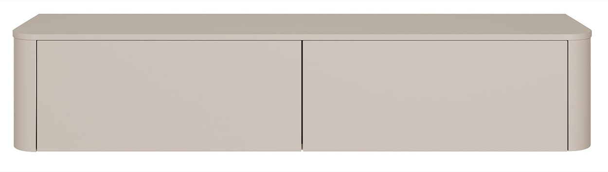 Szafka RTV Luvio wisząco-stojąca 175 cm kaszmir  - zdjęcie 9