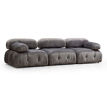 Sofa modułowa Lullie velvet szara