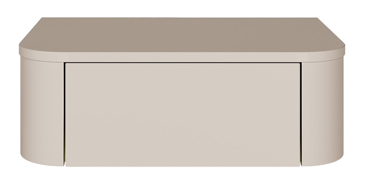 Zestaw dwóch wiszących szafek nocnych Luvio z szufladami 59 cm kaszmir  - zdjęcie 4