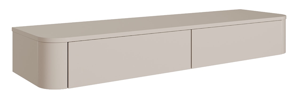 Szafka RTV Luvio Slim wisząca 140 cm kaszmir 