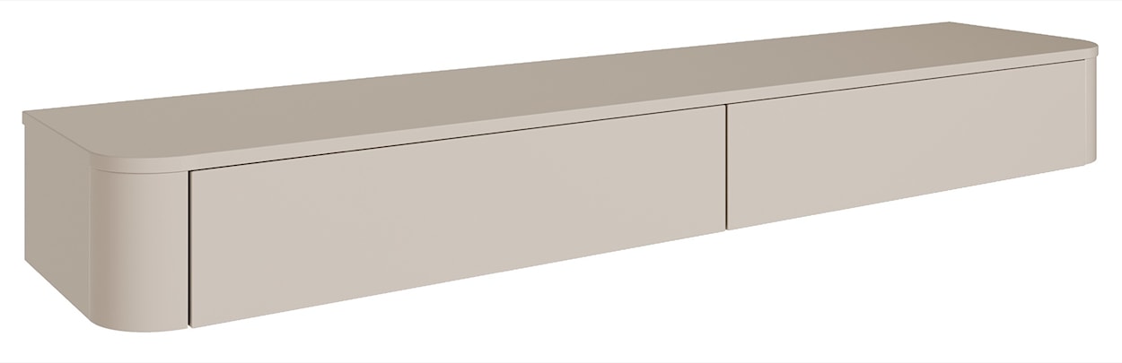 Szafka RTV Luvio Slim wisząca 175 cm kaszmir 