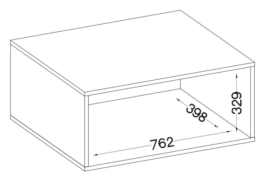 Nadstawka dwudrzwiowa Stundly 80 cm Szary  - zdjęcie 4