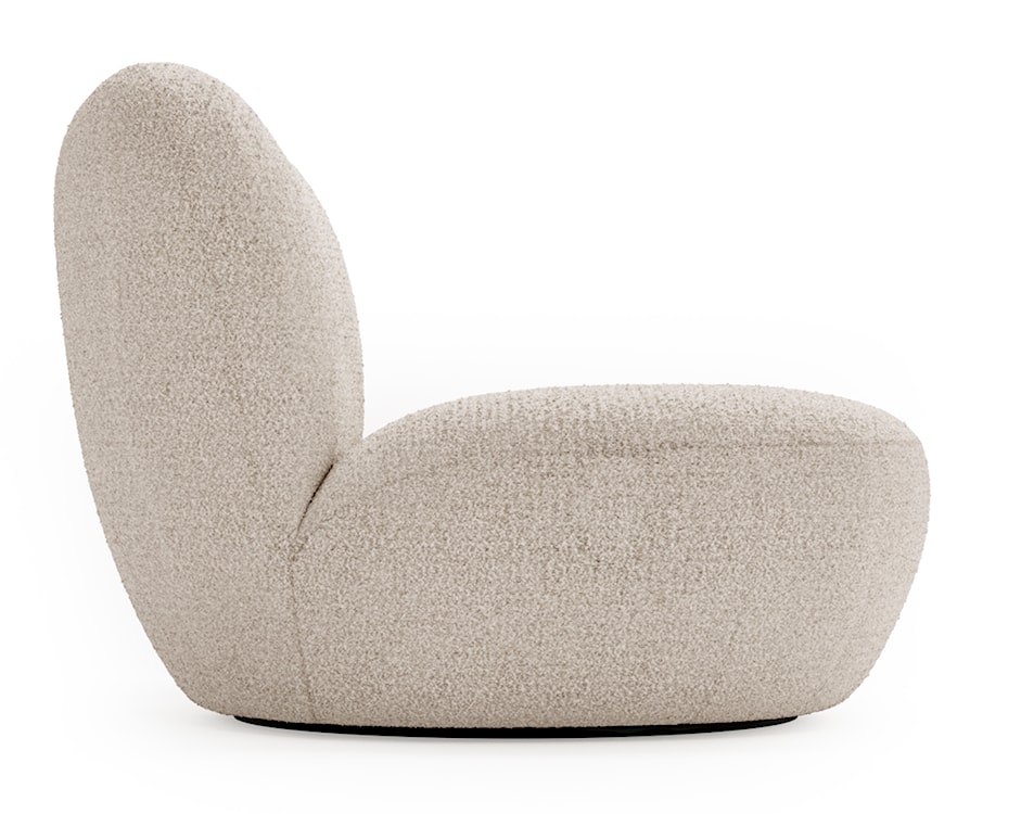 Fotel obrotowy Nicolino ciemnobeżowy boucle  - zdjęcie 8