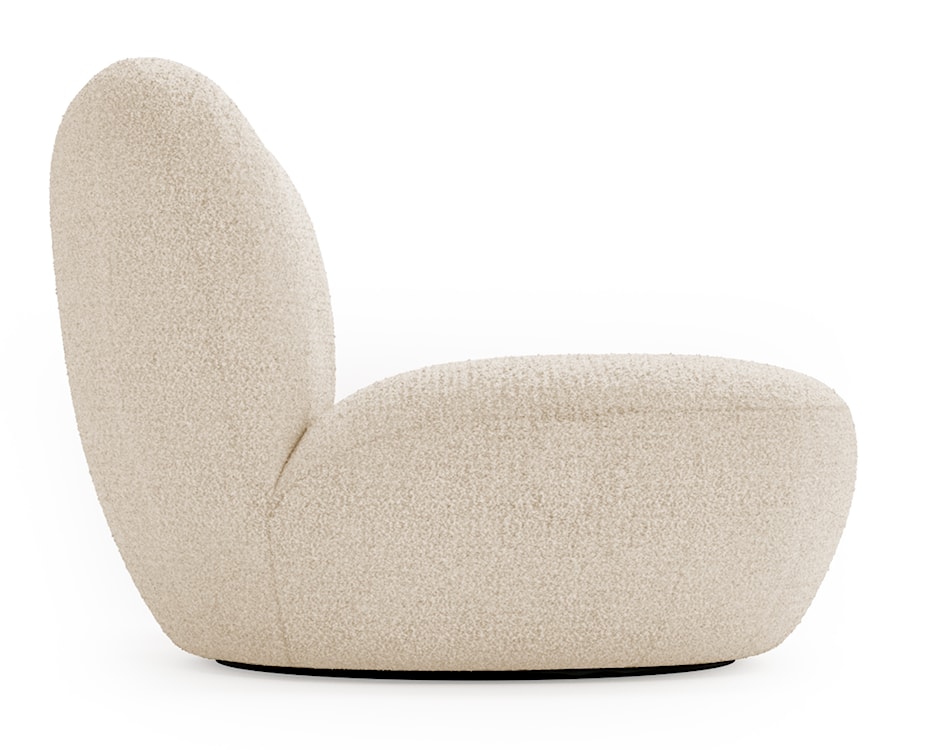 Fotel obrotowy Nicolino beżowy boucle  - zdjęcie 6