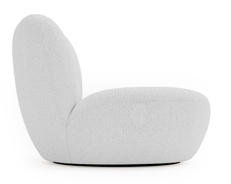 Fotel obrotowy Nicolino jasnoszary boucle  - zdjęcie 6