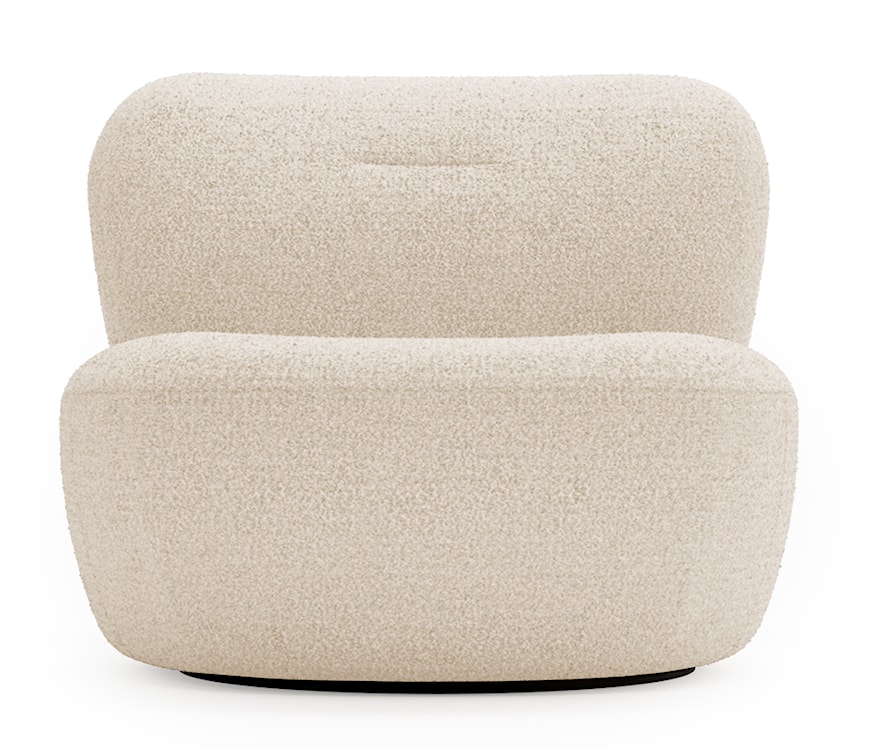 Fotel obrotowy Nicolino beżowy boucle  - zdjęcie 4
