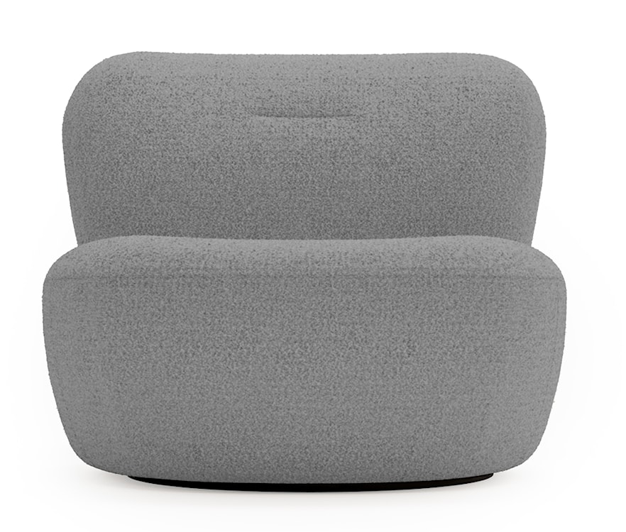 Fotel obrotowy Nicolino ciemnoszary boucle  - zdjęcie 4