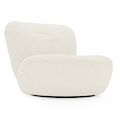 Fotel obrotowy Nicolino kremowy boucle