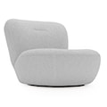 Fotel obrotowy Nicolino szary boucle