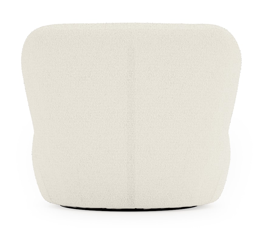 Fotel obrotowy Nicolino kremowy boucle  - zdjęcie 5