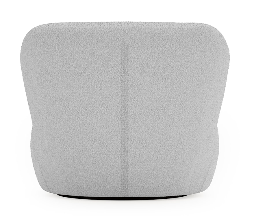 Fotel obrotowy Nicolino szary boucle  - zdjęcie 5