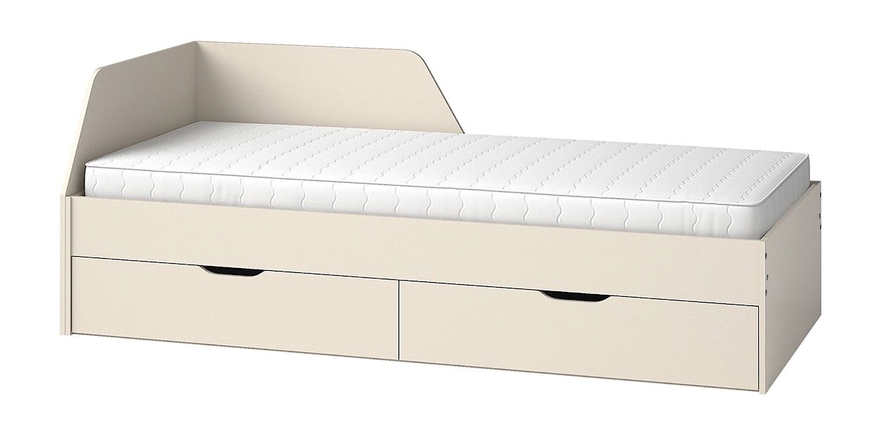 Łóżko Melmo 200x90 cm beżowe