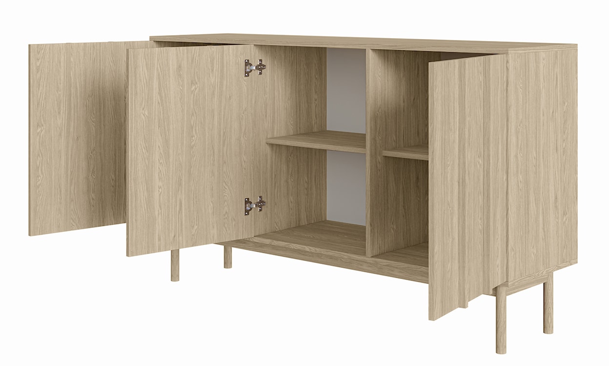 Komoda trzydrzwiowa Neksto 150 cm Dąb olejowany  - zdjęcie 8