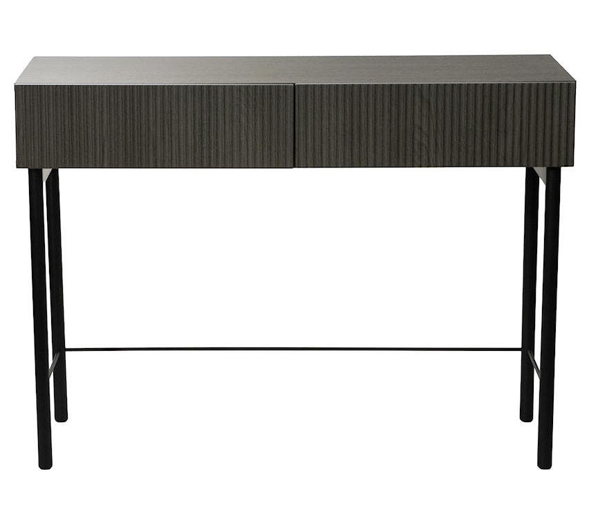 Toaletka Nolie z szufladami i nóżkami 110 cm Jesion Portland Czarny  - zdjęcie 8