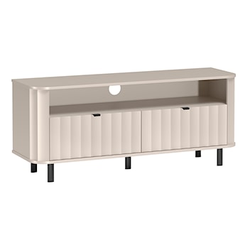 Szafka RTV Novado z dwoma klapami i wnęką 137 cm kaszmir