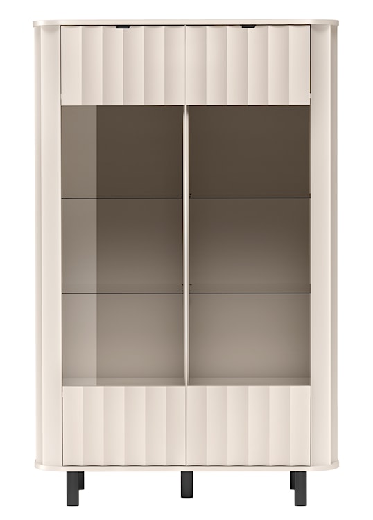 Witryna niska Novado dwudrzwiowa 98 cm kaszmir  - zdjęcie 5