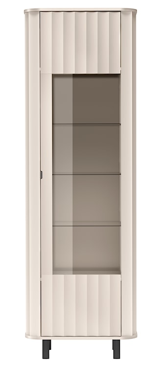 Witryna wysoka Novado jednodrzwiowa 65 cm kaszmir  - zdjęcie 4