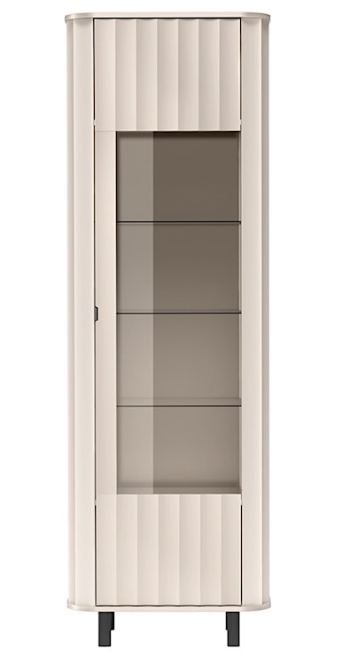 Witryna wysoka Novado jednodrzwiowa 65 cm kaszmir 