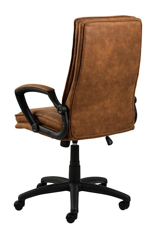 Fotel biurowy Neyla brązowy vintage  - zdjęcie 4