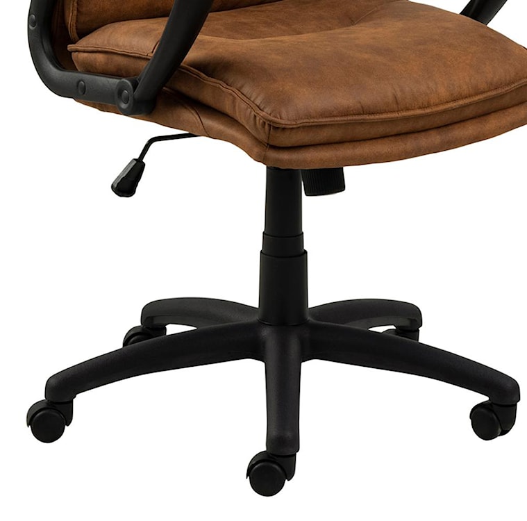 Fotel biurowy Neyla brązowy vintage  - zdjęcie 7