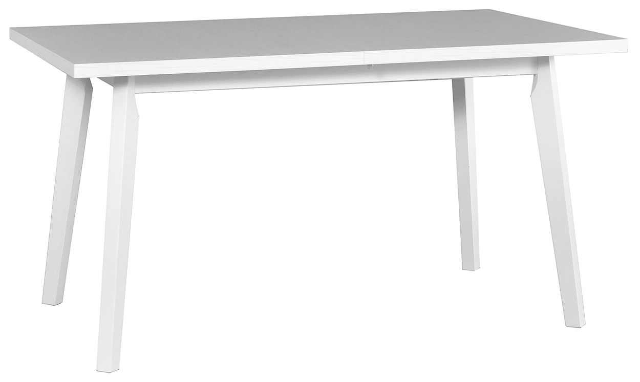 Stół drewniany do jadalni rozkładany Korror 140-180x80 cm biały 