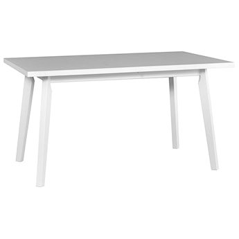 Stół drewniany do jadalni rozkładany Korror 140-180x80 cm biały