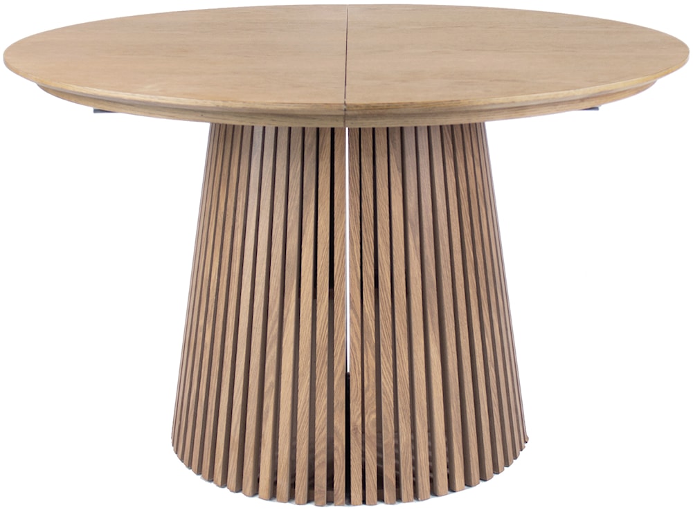 Stół rozkładany Formisty 120-200x120 cm lamele dąb naturalny  - zdjęcie 4
