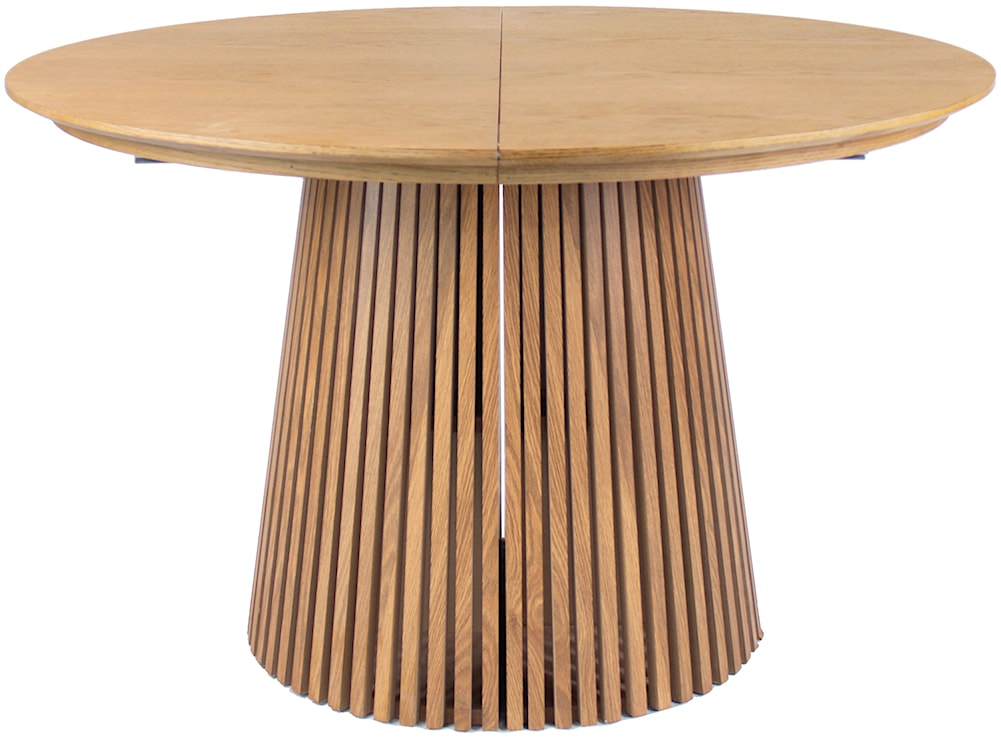 Stół rozkładany Formisty 120-200x120 cm lamele dąb naturalny  - zdjęcie 4