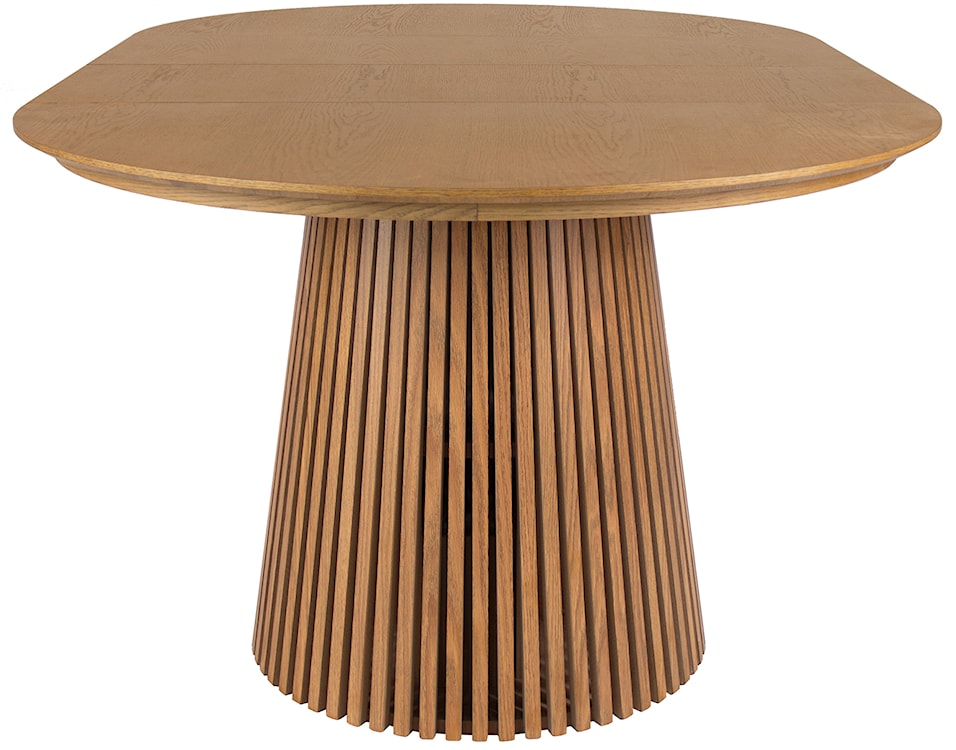 Stół rozkładany Formisty 120-200x120 cm lamele dąb naturalny  - zdjęcie 3