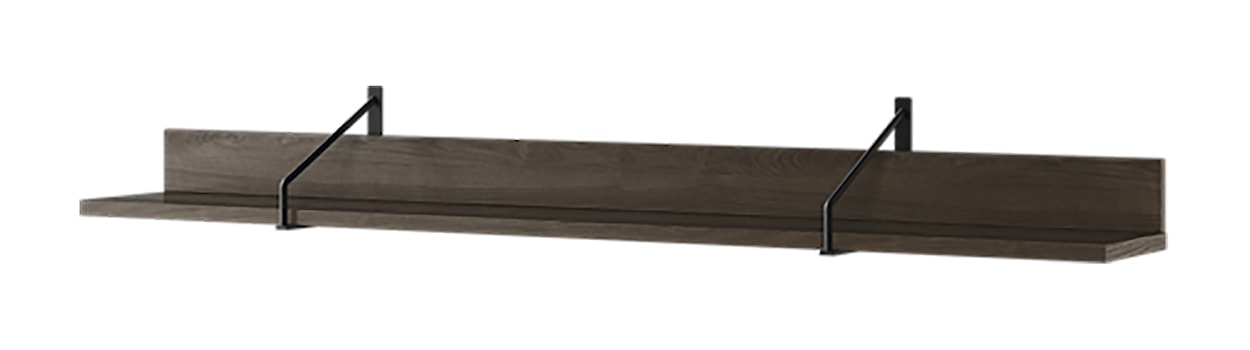 Półka wisząca Piemonte 155 cm Jesion portland/czarny