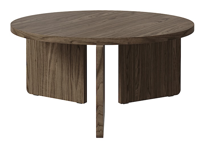 STOLIK PODRĘCZNY OKRĄGŁY RIVET ORZECH ORZECH STOLIK PODRĘCZNY RIVET OKRĄGŁY