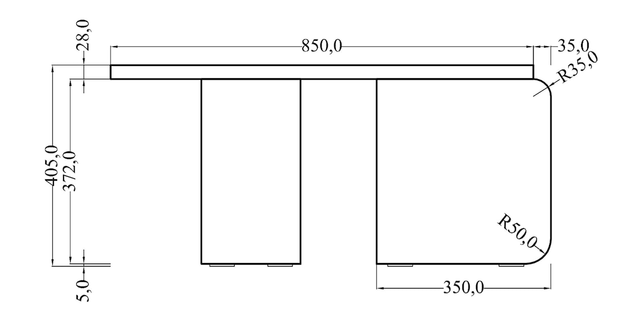 Stolik kawowy Preffines okrągły 85 cm Orzech Wisconsin  - zdjęcie 4