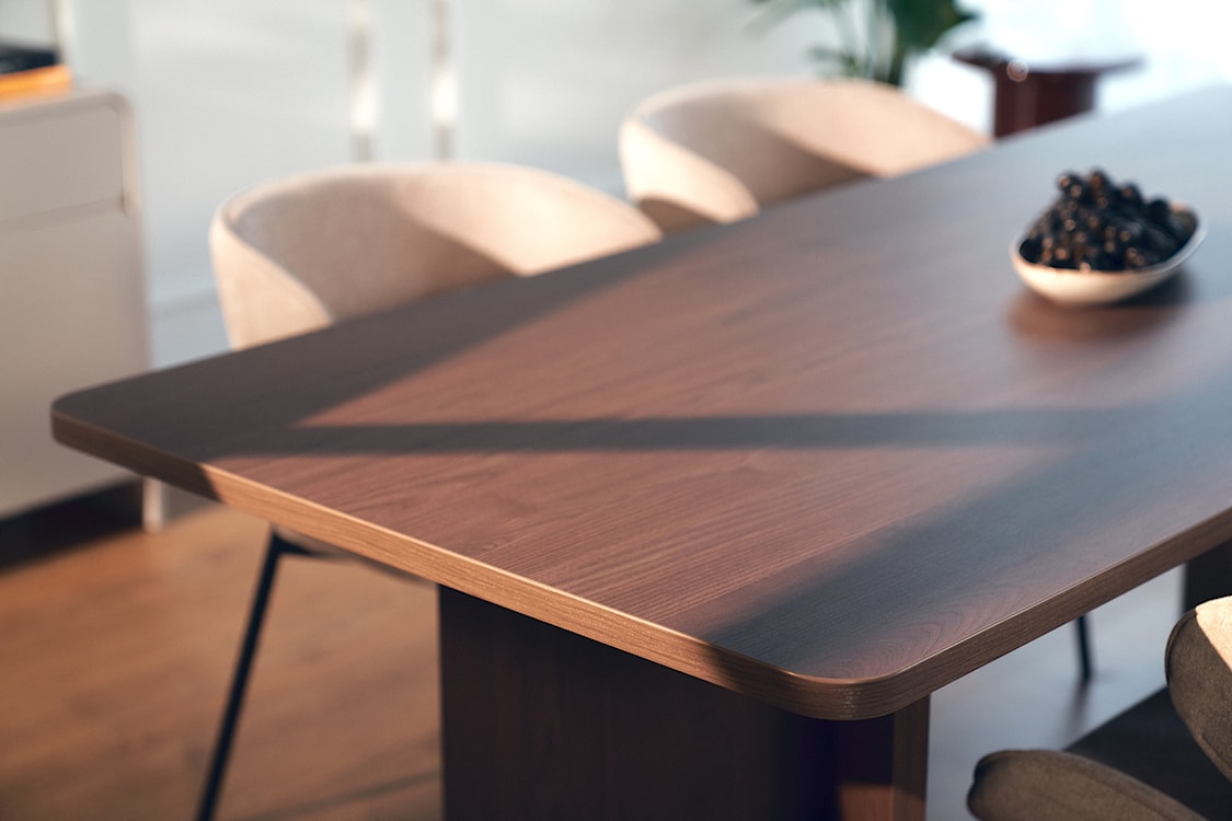Stół do jadalni Qubeo 204x90 cm jesion prestige bronze  - zdjęcie 4