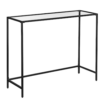 Konsola do przedpokoju Quistle 100x35 cm czarna