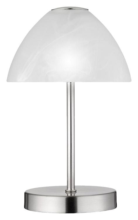 Lampa stołowa Queen LED biało-srebrna