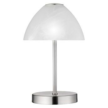 Lampa stołowa Queen LED biało-srebrna