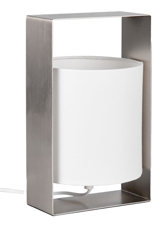 Lampa stołowa Pail biało-srebrna  - zdjęcie 3