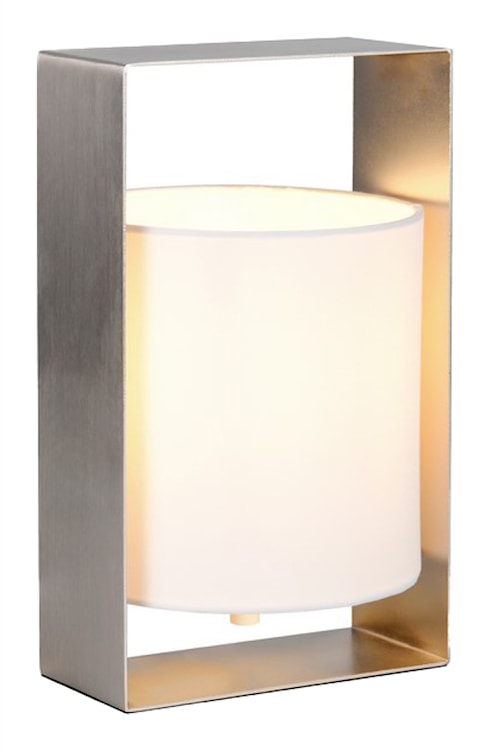 Lampa stołowa Pail biało-srebrna  - zdjęcie 4