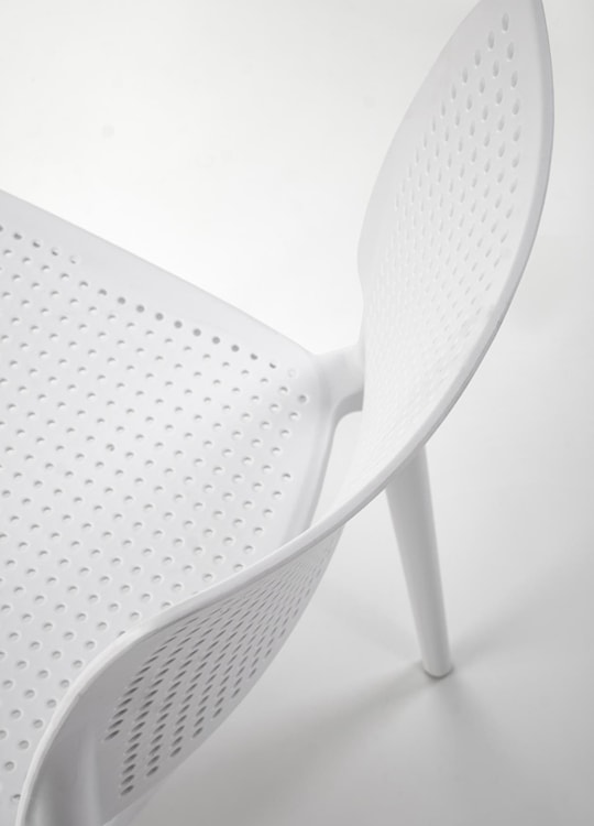 Krzesło z tworzywa Discyll białe  - zdjęcie 10