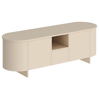 Szafka RTV dwudrzwiowa Camplia z jedną szufladą 163 cm cappuccino mat