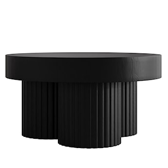 Stolik kawowy okrągły Cavats średnica 70 cm suar czarny
