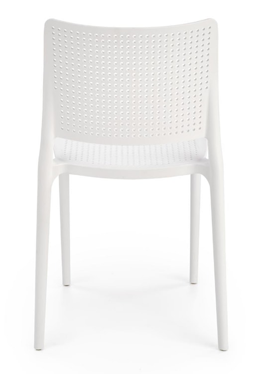 Krzesło z tworzywa Discyll białe  - zdjęcie 2