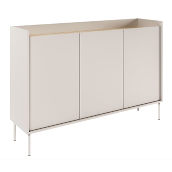 Komoda trzydrzwiowa Tovi 140 cm kaszmir/dąb lindberg