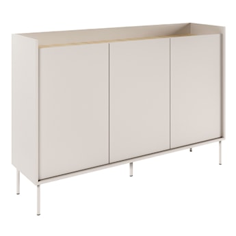 Komoda trzydrzwiowa Tovi 140 cm kaszmir/dąb lindberg