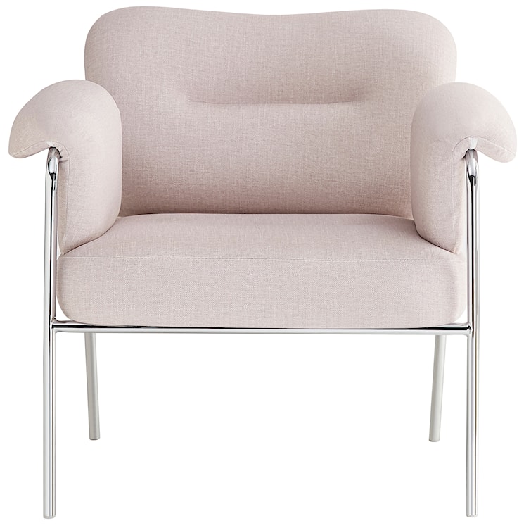 Fotel wypoczynkowy Tovany w tkaninie łatwoczyszczącej szarobeżowy welur  - zdjęcie 3