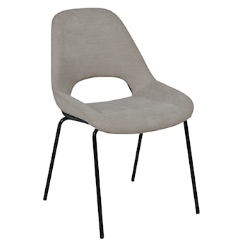 Krzesło tapicerowane Secribed beżowo-szare