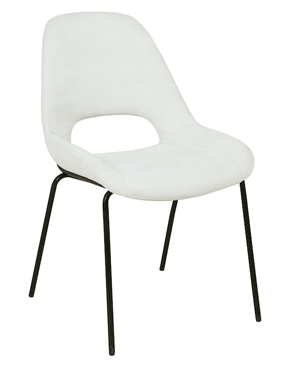 Krzesło tapicerowane Secribed kremowe