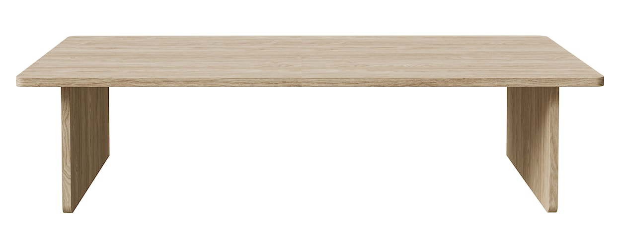 Zestaw stolików Usalo 140x90 i 90x55 cm Dąb olejowany  - zdjęcie 4